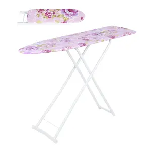 Ironing Board, Full-Size Foldable Ironing Board, Foldable Household Ironing Board, Extended Ironing Board Outside with Heat-Resistant Cover, 42 Inch