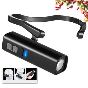 LED Rechargeable Ear Worn Headlamp， Motion-Sensor LED Headlight – Lightweight & Adjustable for Work, Camping, Running High Lumen Flashlight Multifunctional Flashlight