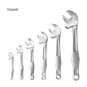 Industrial Grade Heavy-Duty Automatic Locking Wrench - Crab Clamp Design with Multi-Functional Quick Adjustment - for Home & Factory Repair Adjustable Wrench