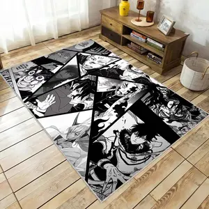 Anime, Anime Rug, Manga Rug, Kids Room Rugs, Modern Rug