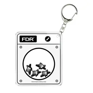FDR R-Star Shaker Keychain