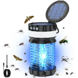 Pest & Weed Control Must Have- Pest Control outdoor zapper! BlueLage 4X  UV LED indoor/outdoor mosquito trap killer lamp fly trap + 37℃ Human Heat,Zapper 2400 Sq ft Coverage,Designed in USA，270° Rotation,Silent 30dB,3-Yr Warranty,household items