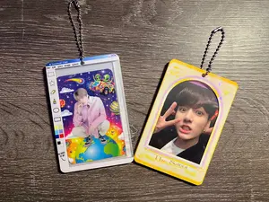 Acrylic Photocard Keychain Holder for K-Pop Photocards
