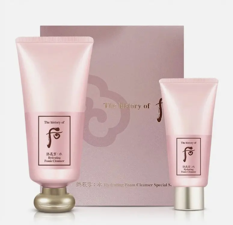THE WHOO – Soo Hydrating Foam Cleanser 2 pcs Special set: Soothing & Moisturizing foam cleanser