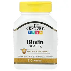 21st Century Biotin, 5,000 mcg, 110 Capsules