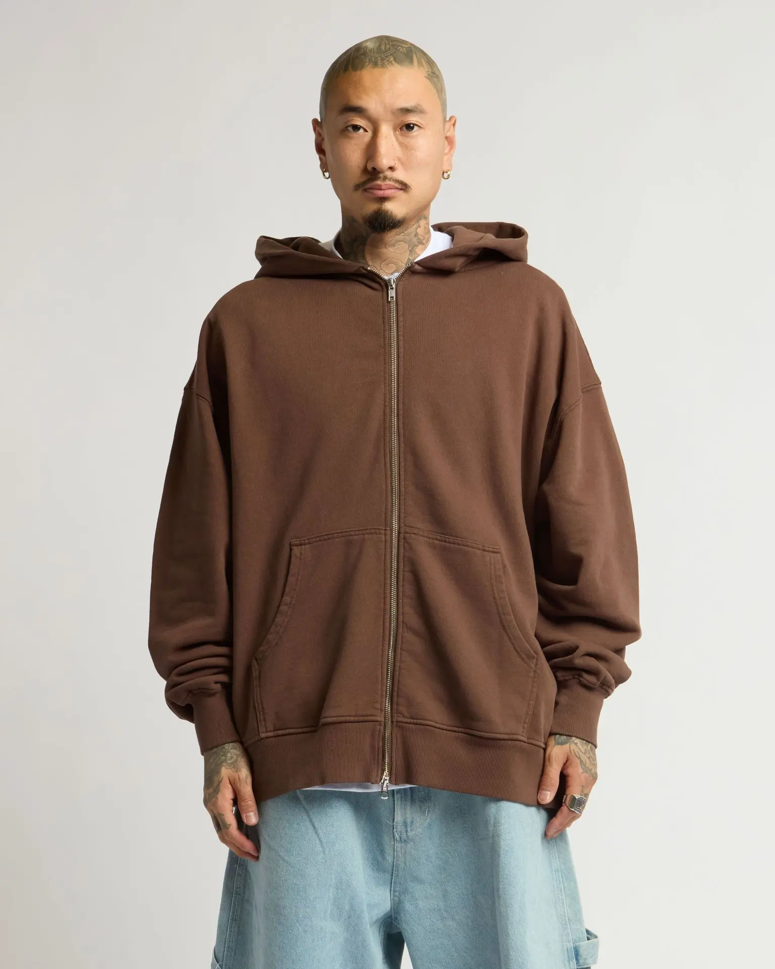 12.0oz Max Heavy Fleece Garment Dye Double Zip Hoodie