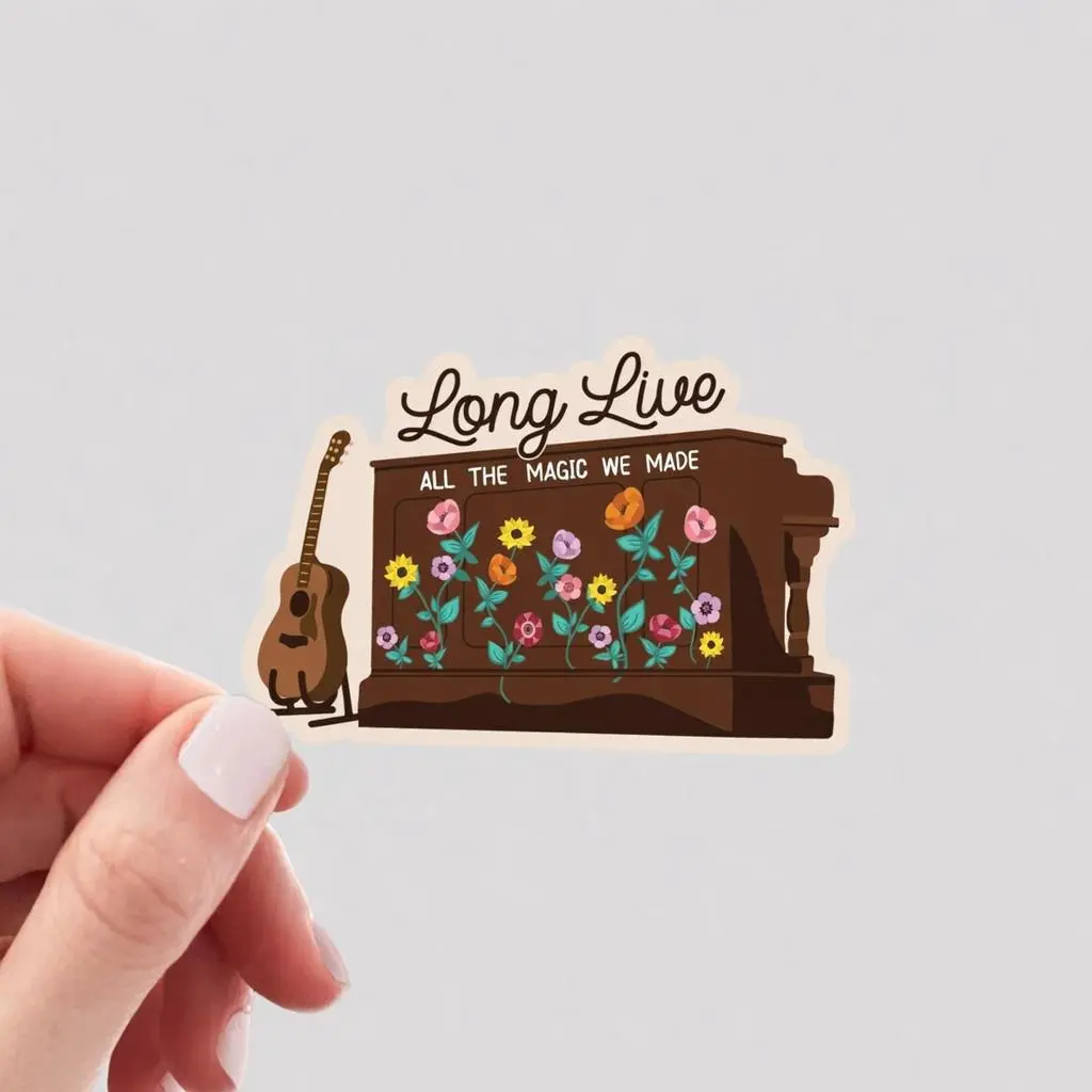 Long Live All the Magic We Made Piano Sticker