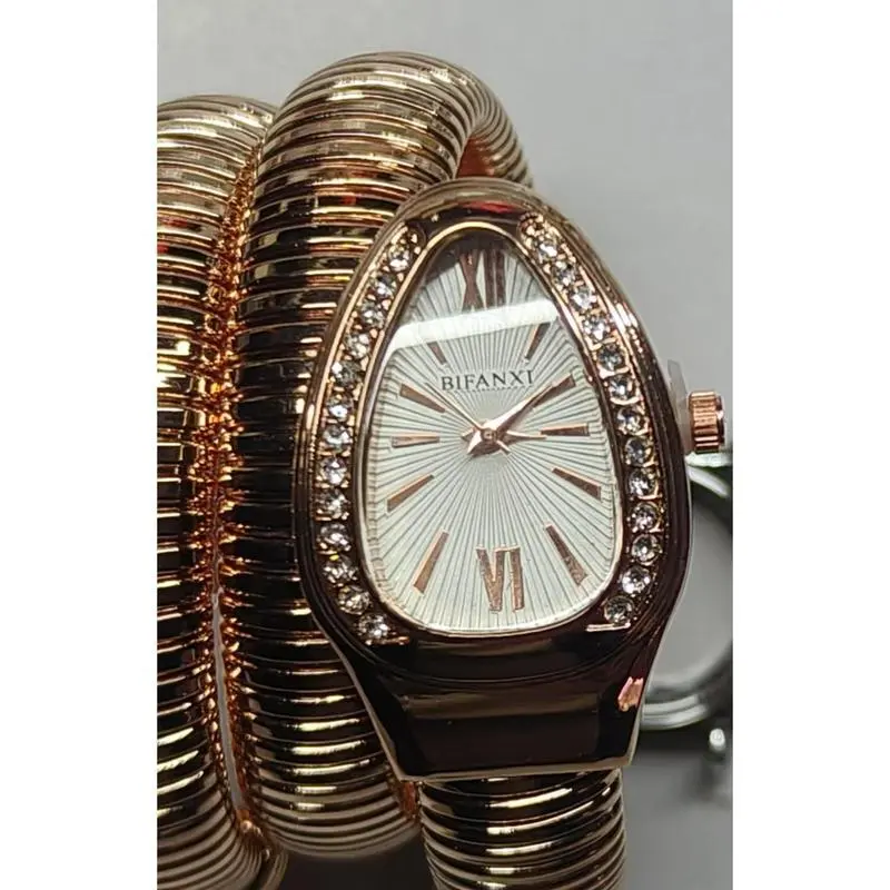 Rose Golden+white dial