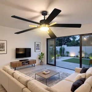 YITAHOME Ceiling Fans with Lights, Unique Designs for Glass Lampshade and Fan Blades, 42/52 Inch Modern Ceiling Fan, 6 Speeds, Reversible Quiet DC Motor Fan for Living Room, Dining Room, Bedroom