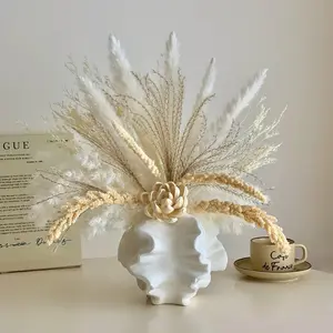 European Style Ceramic Vase, Matte Finish, Ideal for Dried Flowers, Home Decor, Gift Item, Craftsmanship Piece, No Flowers Included