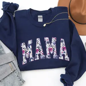 Mama Sweatshirt, Floral Mom Sweatshirt, Mama Crewneck, First Time Mom Gift, Expecting Mom Gift, Pregnancy Reveal, Mama Sweater, New Mother Gift