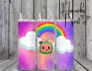 Stainless Steel Hot & Cold Tumbler (Cocomelon) Drinkware Sturdy Indoor