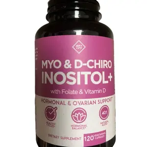 Optify MYO&D-CHIRO INOSITOL+ | Folate & Vitamin D | Healthy Cycles, Hormonal Balance, Naturally Ratio - Edible Supplement