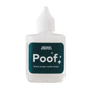 Poof Drops - Lemon Scented Discreet Scent Eraser, Toilet Deodorizer, Odor Eliminator, Toilet Freshener, Odor Control by Awkward Essentials