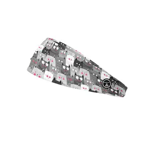 RAVEbandz The Pro - Wide Stretch Headband (Cats)