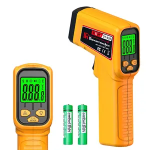 FKM Infrared Thermometer Gun Non-Contact Laser Temperature Gun,-58°F~986°F(-50°C~530°C) AdjustableEmissivity,Thermometer Gun for Industrial,Cooking,Oven,Automotive,HVAC,Not for