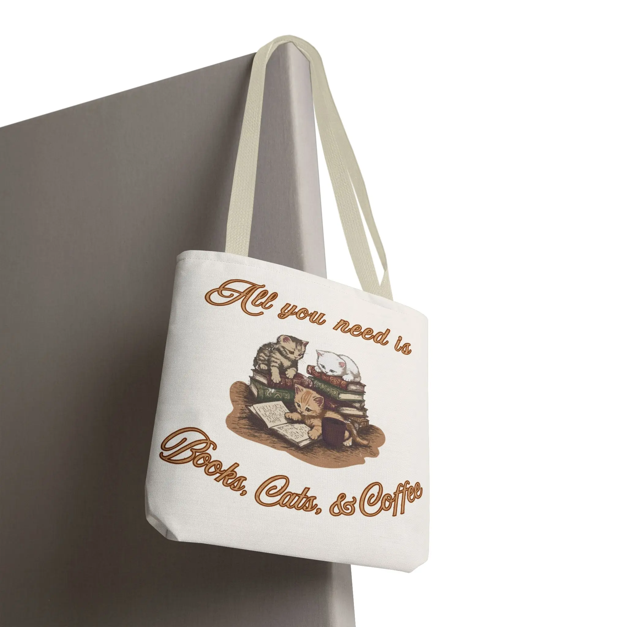 Bookish Tote Bag Vintage Design