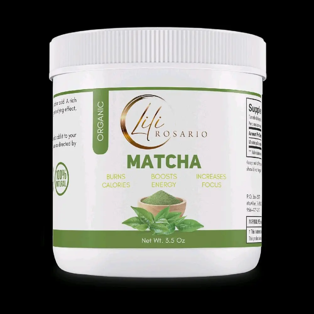 LILI ROSARIO ORGANIC MATCHA | 3.5 OZ | HERBAL SUPPLEMENT