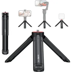 Extendable Mini Tripod, Portable Selfie Stick Handle Grip for Camera, Webcam with 1/4" Screw