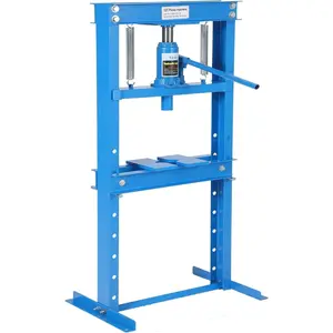 GAOMON 12-Ton Hydraulic h-Frame Shop Press with Adjustable Worktable & Press Plates | Heavy-Duty Press for Bending Straightening Bearing Installation | Ideal for Auto Repair Garages & Workshops,Blue