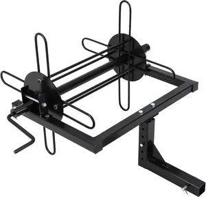 Barbed Wire Unroller for 2" Hitch Receiver, ATV Tractor & Truck Mounted – Heavy Duty Alloy Steel Wire Roller with Easy‑Install Bracket Plate, Fencing Farm Ranch & Construction Use