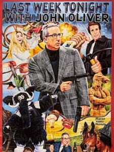 John Oliver Last Week Tonight 2026 Wall Poster, Home Decor Wall Art for Living Room Bedroom