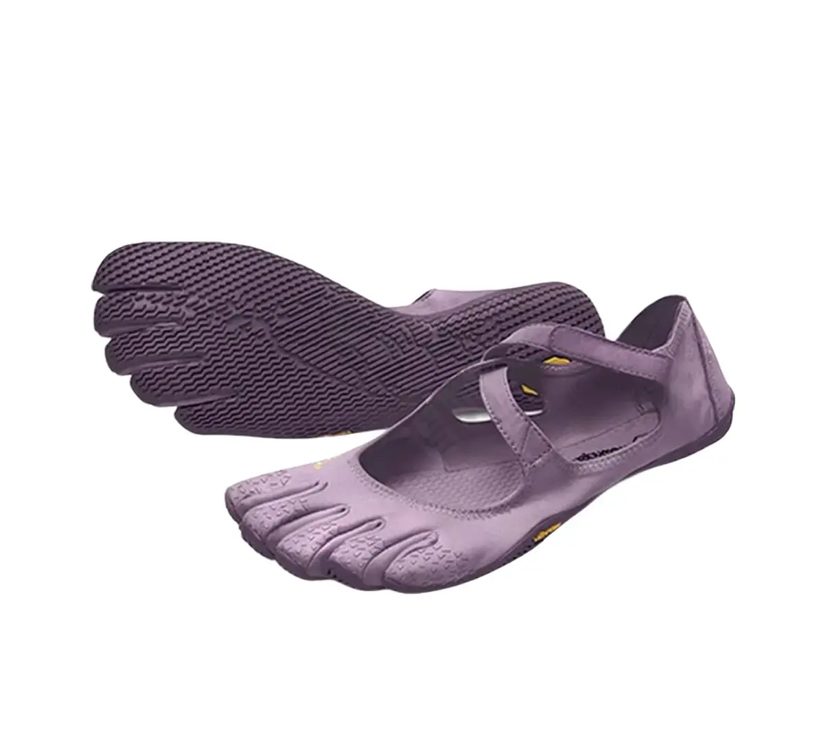 Vibram Five Fingers barefoot shoes featuring individual toe pockets ...