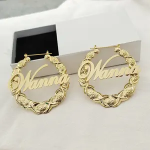 Hoop Earring DM me your Customize Name
