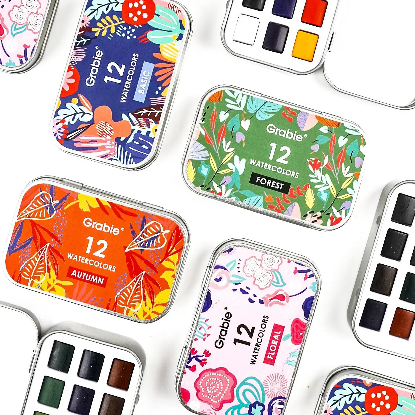 Grabie Watercolor Pocket Set Of 12 - Brilliant Artist-Grade Colors for Beginners and Experts portable art, pigment, TikTokShopRestock, FallFreshness