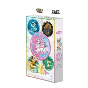 Chinese Pokemon Terastal Gathering Eeveelution Pin Badge Set