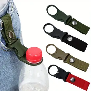 4pcs Convenient Portable Travel Bottle Clips for Easy Hydration During Outdoor Activities