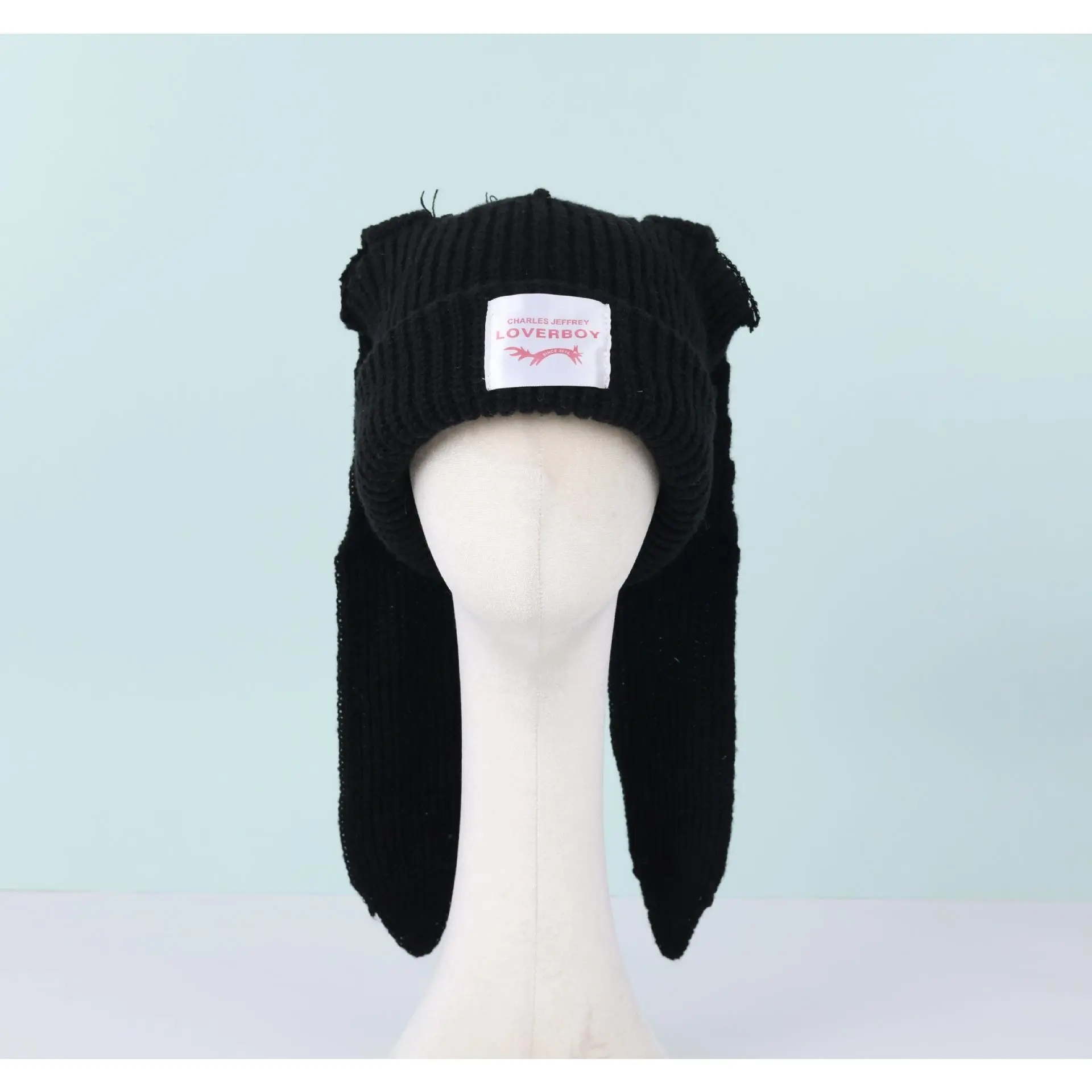 Solid Color [Long Rabbit Ears] Black