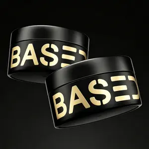 BASED Bodyworks Pomade 3.04fl oz | Medium Hold & Medium Shine 90ml | Simple Effective Natural Frizz Control Styling Hair Care Hair Clay Gel Haircare Daily