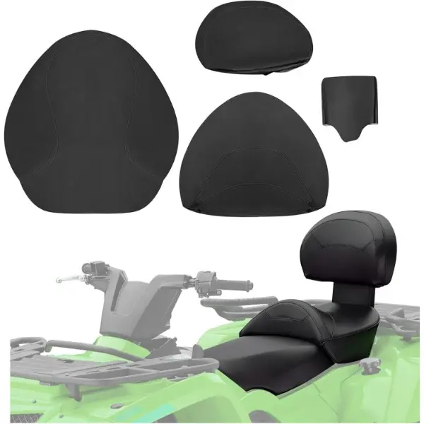 Driver & Passenger Seat Cover Compatible with 2006-2013 Can-Am Outlander Max 400 500 650 800 800R Complete Replacement Seat Cover Kit Motorcycle Accessories Protective Gear Motorbike