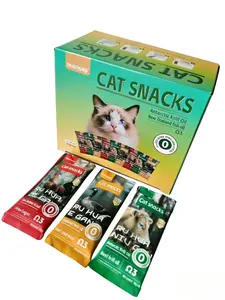 cat snacks, lickable squeezable  puree cat snacks,healthy cat food