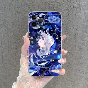 G-Genshin Impact Furina Phone Case,Stylish & Durable Christmas Gift: Fashionable Phone Case for iPhone 11-17– Perfect Blend of Protection and Trend