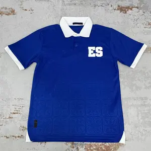 Juan2025 El Salvador National Team Home Short Sleeve Soccer Jersey Fans Version