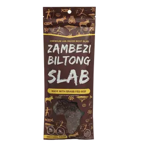 Zambezi Biltong Charcuterie Slab - Traditional Flavor, Natural Beef Snack, High-Protein Dried Meat Snack