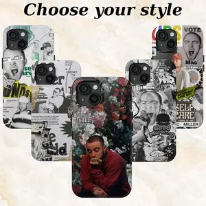 Mac Miller Phone Case, Hip Hop Artist Tribute Aesthetic, Tough Shockproof Protective Cover, Gift for Music Lovers, Compatible with iPhone 11-17 Pro Max/Plus and Samsung Galaxy S23-25