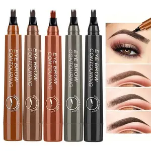 Long-Lasting Waterproof Eyebrow Pencil, Smudgeproof Easy Application, Natural Look, Perfect for Daily Use, Makeup Essential, Eyebrow Makeup Products