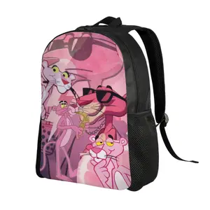 Pink Panther CityBusiness Class Water Resistant Backpack Heavy Duty Full Print Dedicated 15 Laptop Storage Waterproof Computer Bag