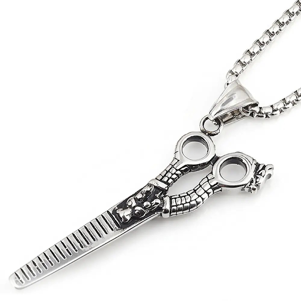 Scissors+Titanium Steel Chain