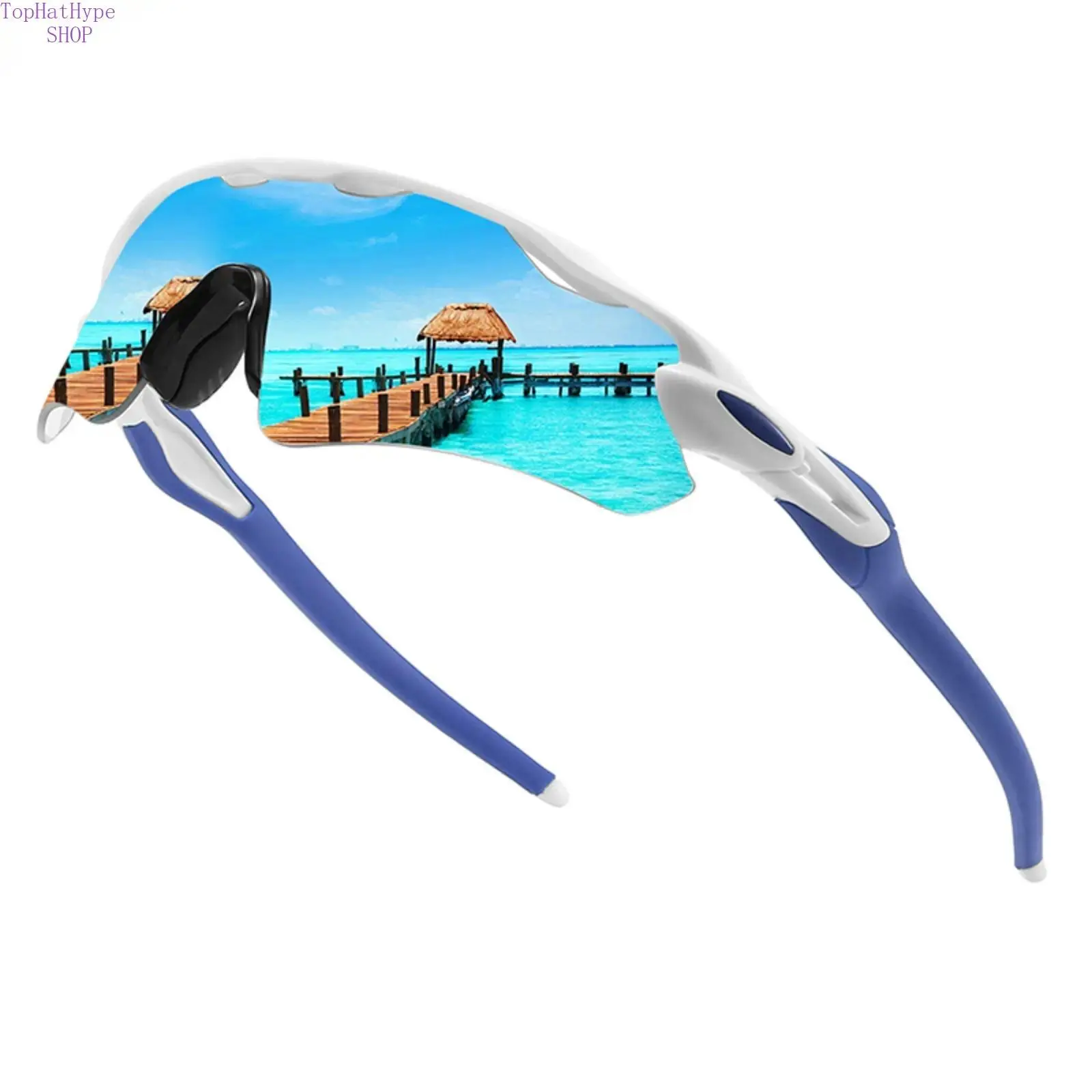 HD Sporty Men's Sunglasses - Windproof, UV400 UV-Blocking UV-Resistant Anti-Glare Shatter-Proof Outdoor Eyewear, Ideal for Cycling, Running, Outdoor Men's Sunglasses