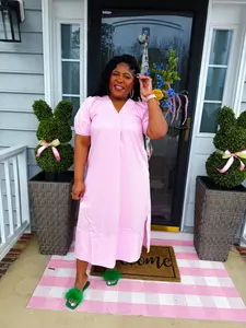 Dragon Fruit Stripe Midi Dress