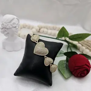 valdiviajewery #2114 14k Gold Plated Heart Bracelet High Quality