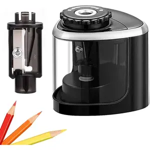 Aogwat Pencil Sharpener Electric Pencil Sharpener for Kids, Blade to Fast Sharpen, Suitable for No.2/School/Classroom/Office/Home (Black)