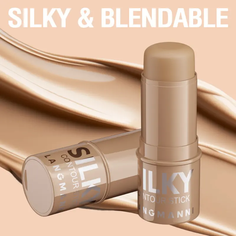 LANGMANNI Smooth Blending Silky Concealer Stick, available in three colors, a facial contouring cream for creating a three-dimensional nose shadow, and easy to smudge, Makeup, Cover Cream Stick