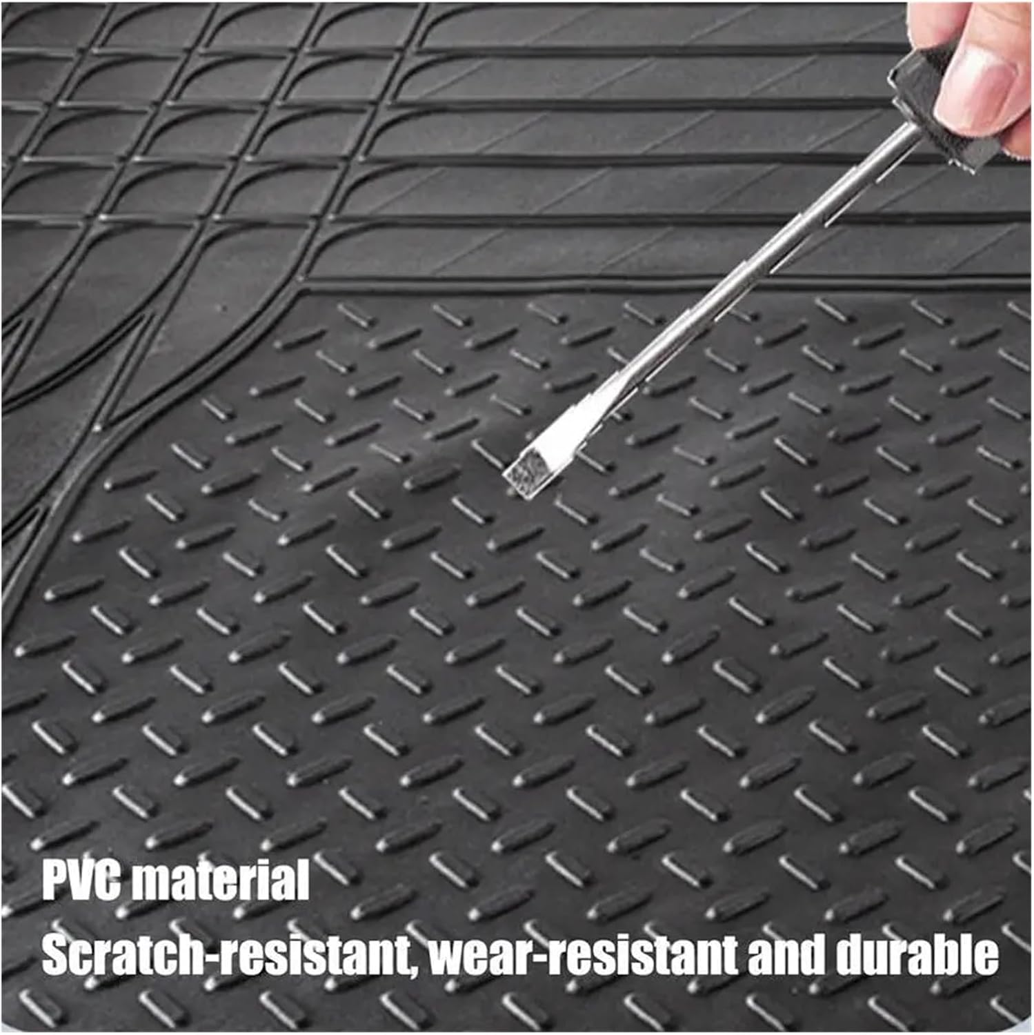 47.2*31.5in Car Cargo Liner All Weather Heavy Duty Trunk Liner Trimmable Floor Mat Universal Automotive Trunk Protection Mat for Cars SUVs Trucks