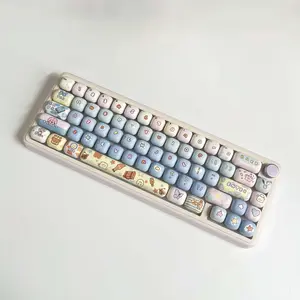 135-Key Toy House Theme Pbt Keycaps, Dye Sublimation Process, Mog Profile, Compatible with Mx Axis, for 61/64/68/87/96/104/108 Keyboards