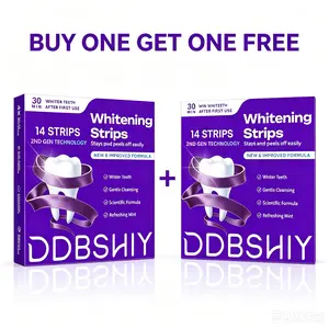 [Buy1Get1Free]14Pairs/28Pieces|Whitening Strips, Teeth WhiteningOFFICIALStrips, Purple Tooth Whitening, Combining Whitening andColour Correction. smile glow